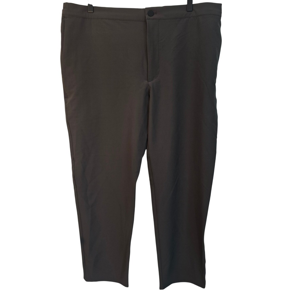 🆕️ Banana Republic Mens Performance Slim Tapered Pants‎ Forrest Green 38x30